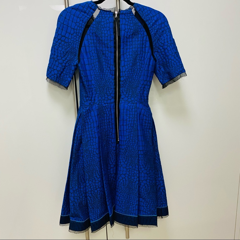 NWOT Jason Wu Crew Dress Blue Knee-Length Size2 Drop Waist.Feel like a princess - Picture 7 of 10